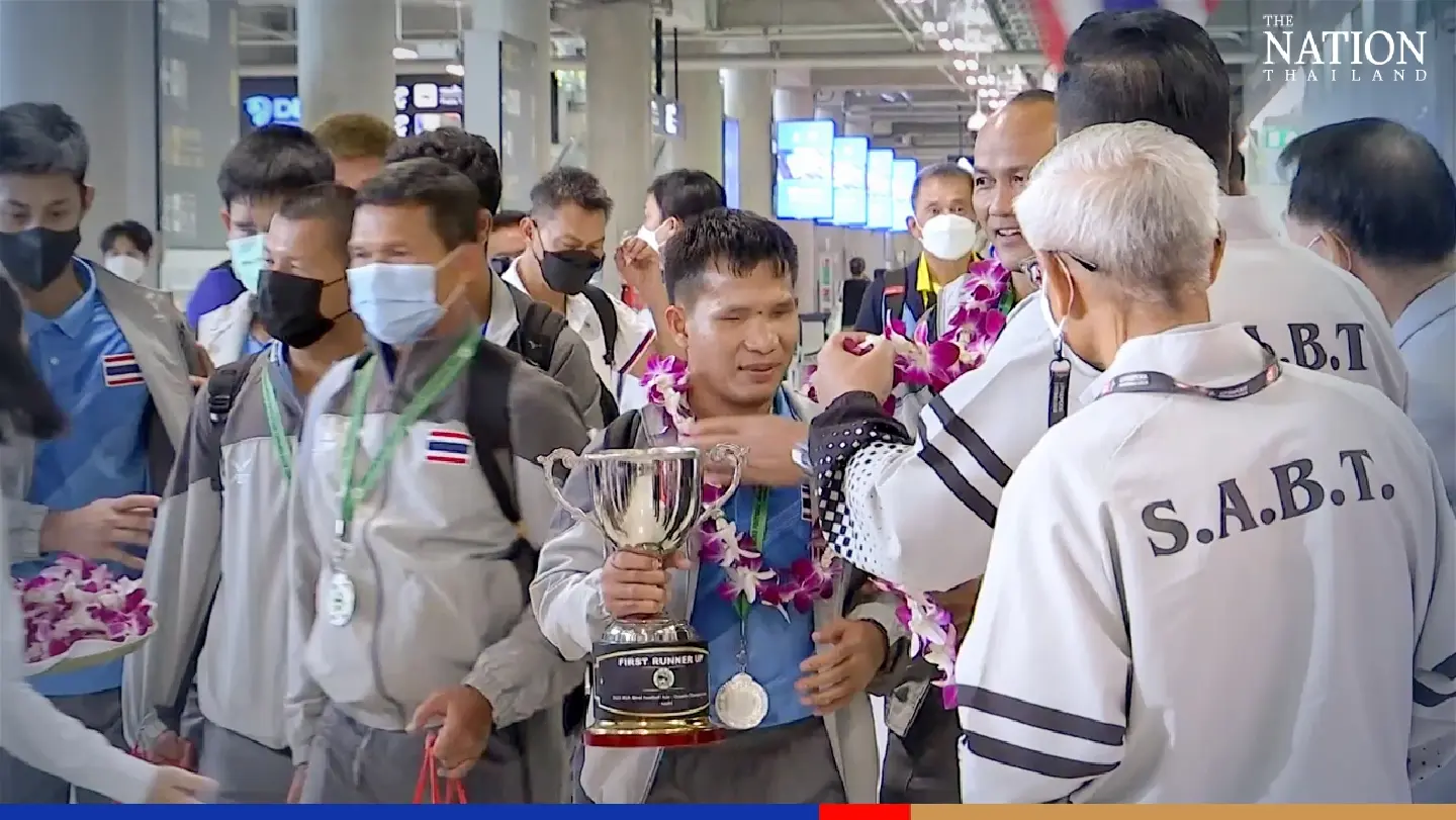 Thailand blind footballers hailed as heroes after qualifying for World Games