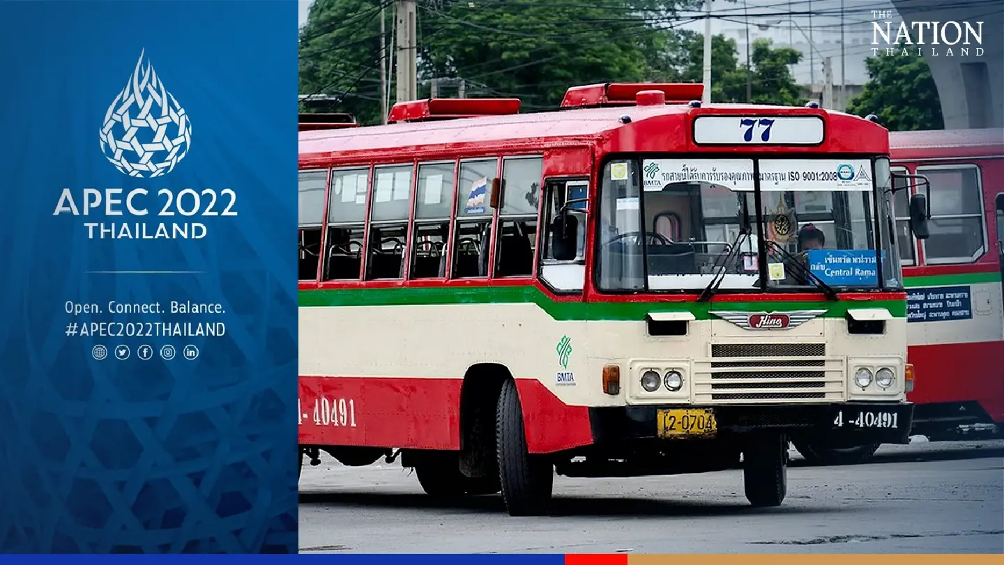 14 Bangkok bus routes diverted to avoid Apec road closures