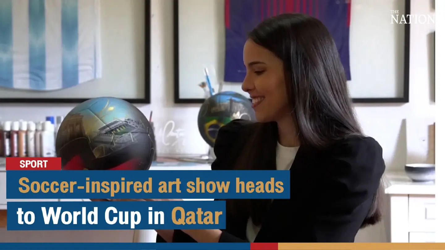 Soccer-inspired art show heads to World Cup in Qatar | The Nation