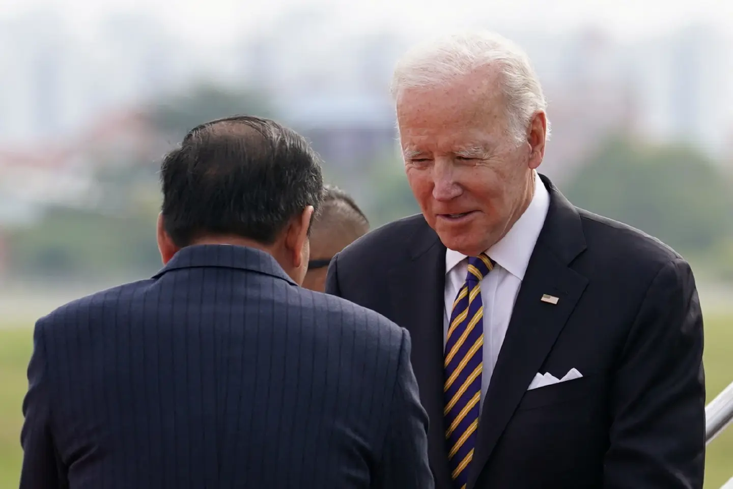 Biden arrives for Asean Summit in Cambodia Biden arrives for Asean Summit in Cambodia