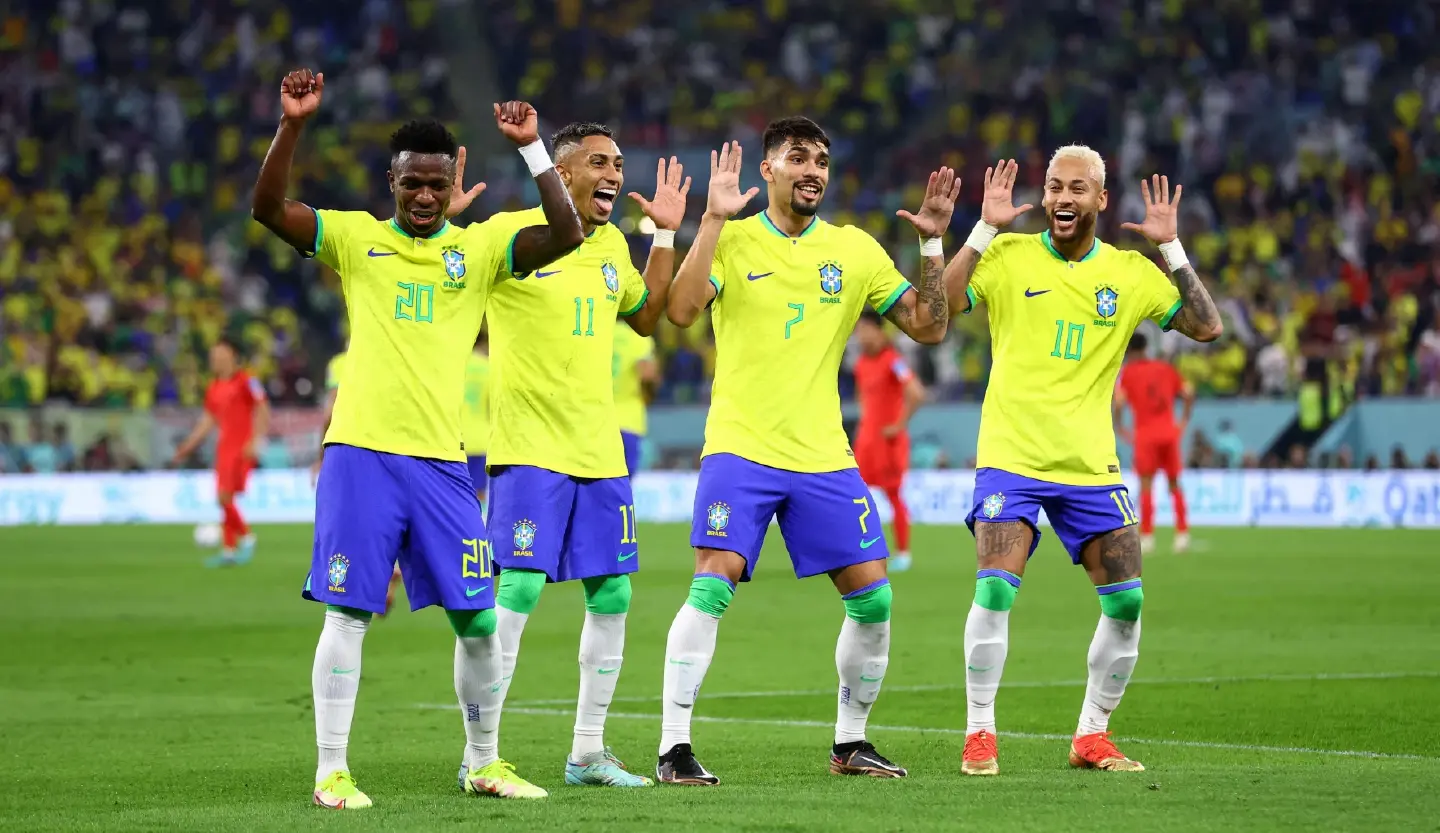 Brazil's dancing about happiness, not disrespect - Vinicius Jr