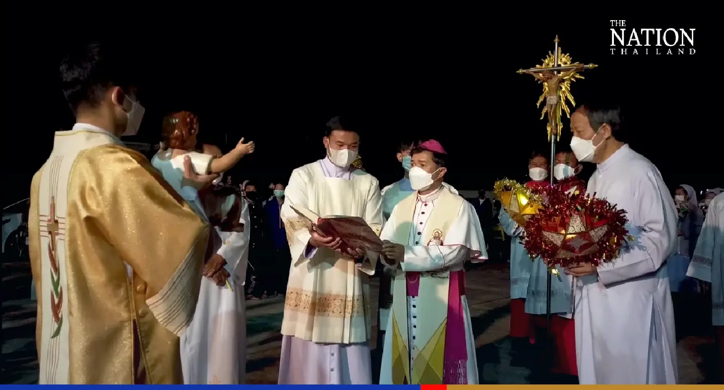 Tharae Catholic Community prays for HRH Princess Bajrakitiyabha on Christmas Eve