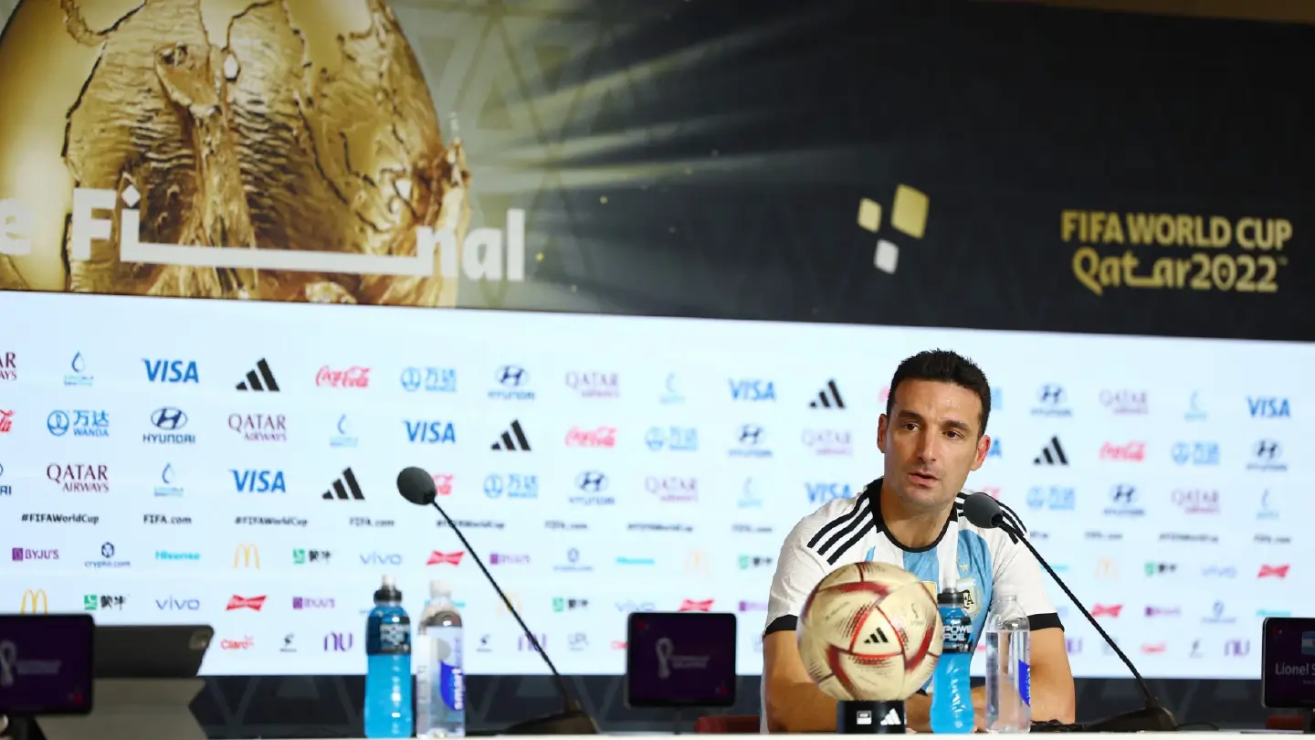 Scaloni says they'll have to save a spot for Messi in 2026