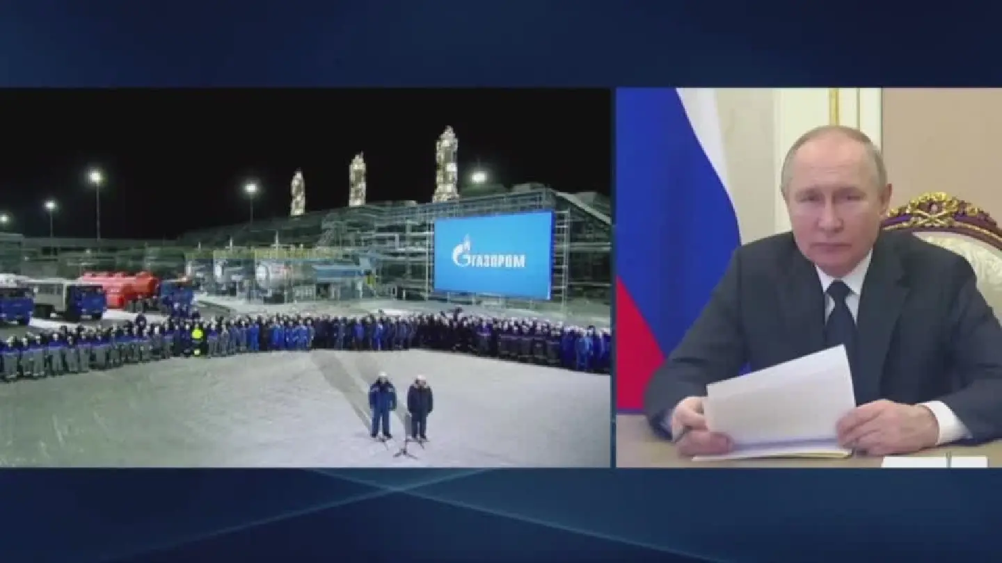 Putin oversees launch of Siberian gas field feeding pipeline to China