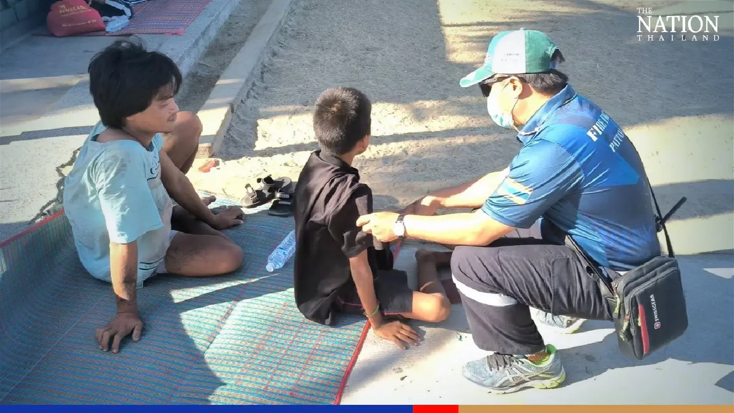 Pattaya seeks solution to homelessness after 10-year-old filmed smoking ganja