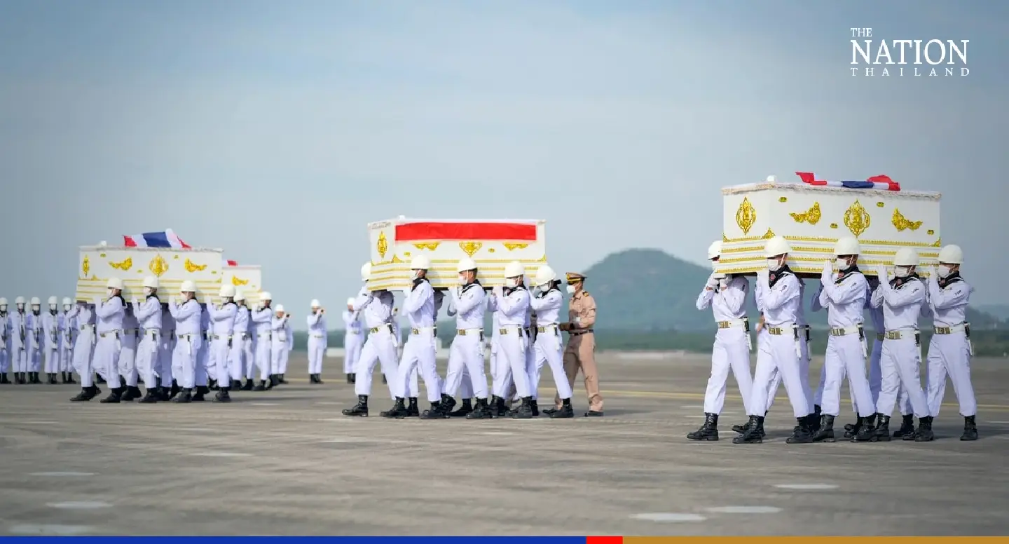 Navy chief expresses sorrow at funerals as search resumes for missing crew