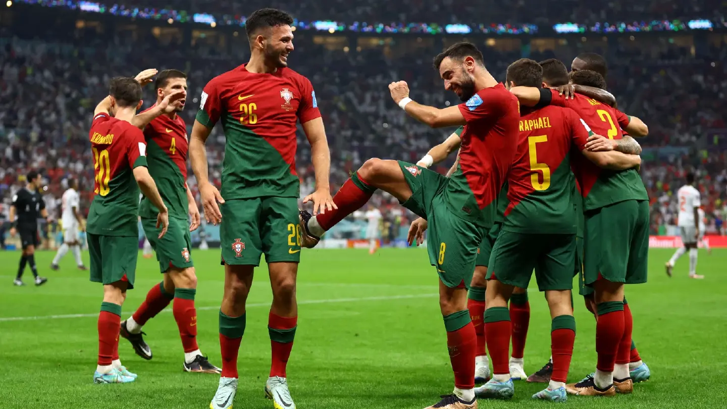 Portugal power into last eight with 6-1 demolition of Switzerland Portugal power into last eight with 6-1 demolition of Switzerland
