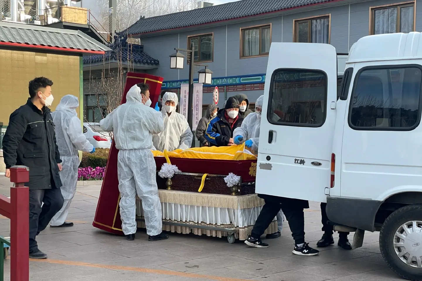Funeral homes and crematoriums busy amid Covid-hit Beijing