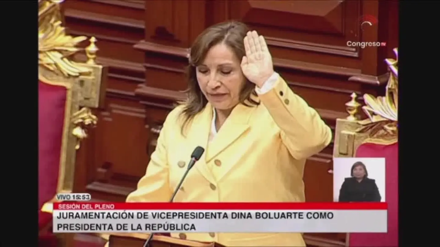 New Peru president sworn in after predecessor Castillo ousted