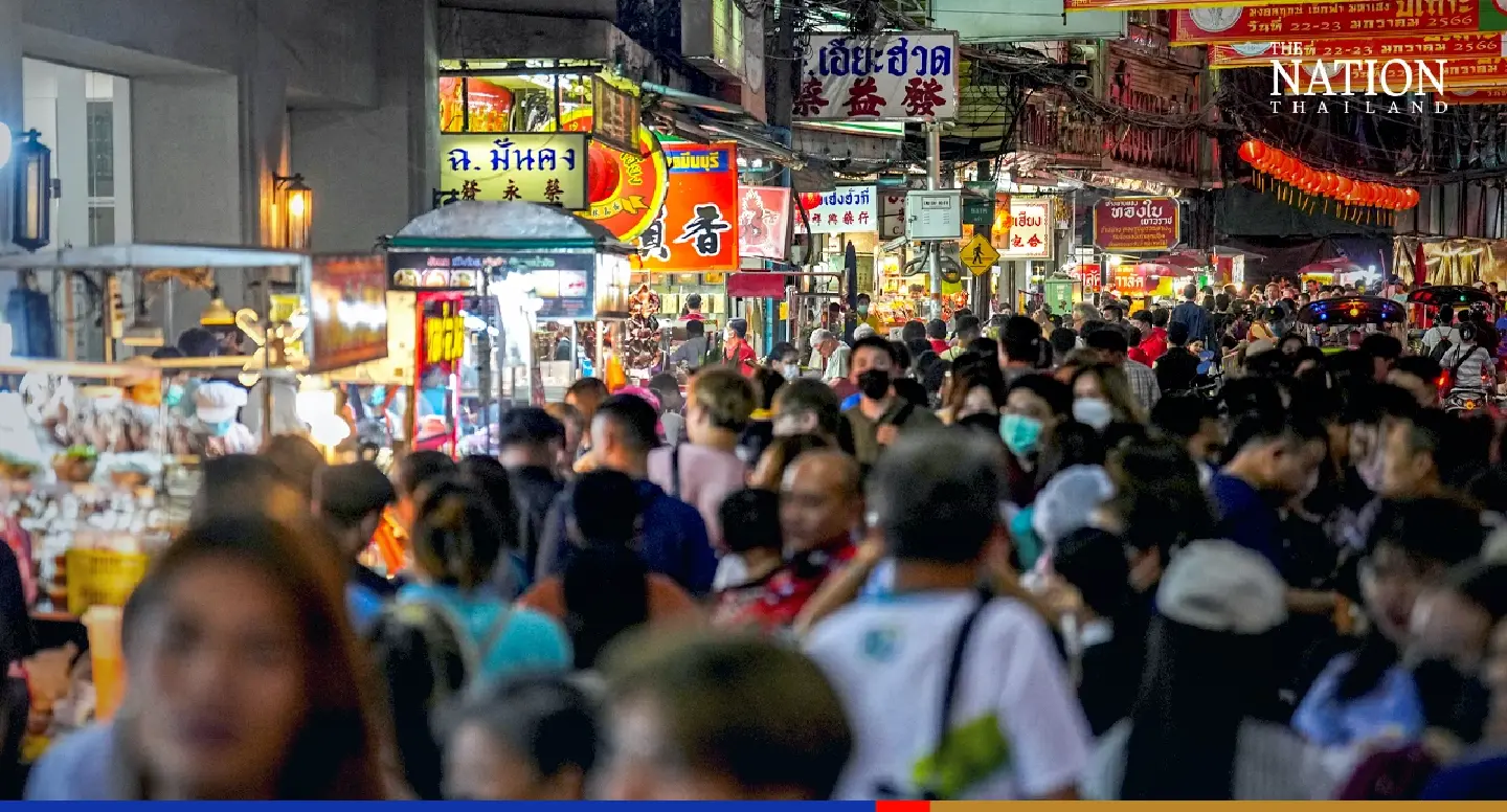Busy Yaowarat Road decks up for Chinese New Year