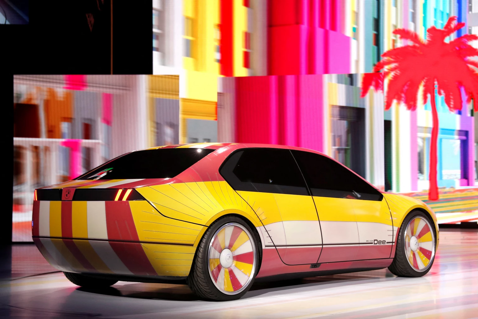 "We've gone full colour": BMW wows CES with new chameleon car in 32 shades