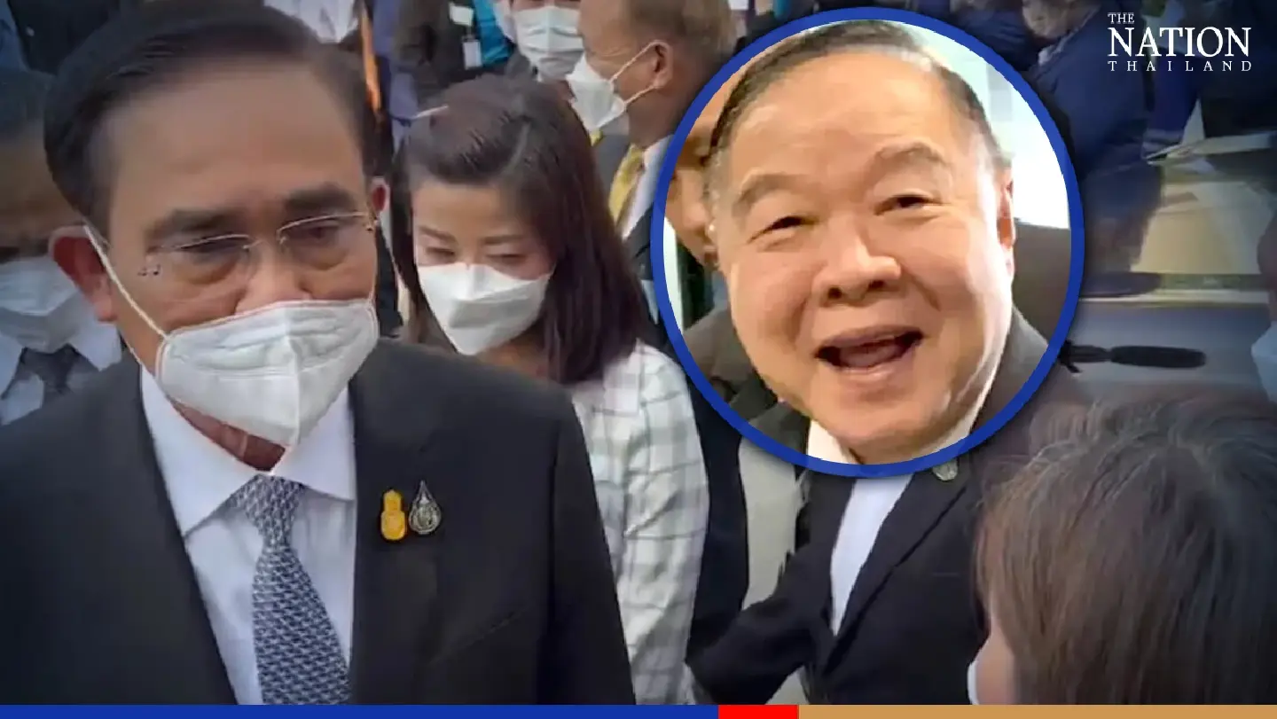 Prayut says ties with Prawit 'good all along', as big brother wishes him success at new party