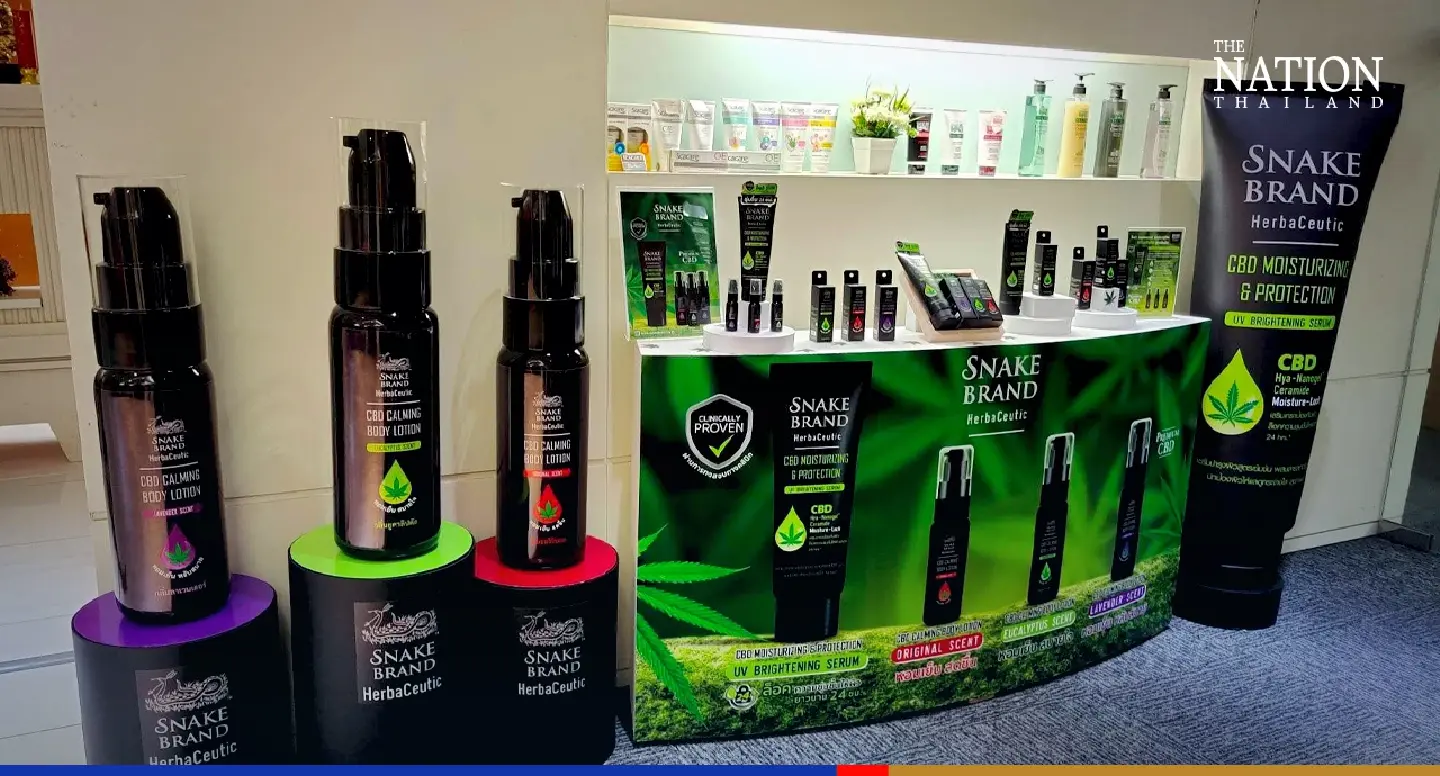 Trendsetting Thai company adds CBD line of lotions
