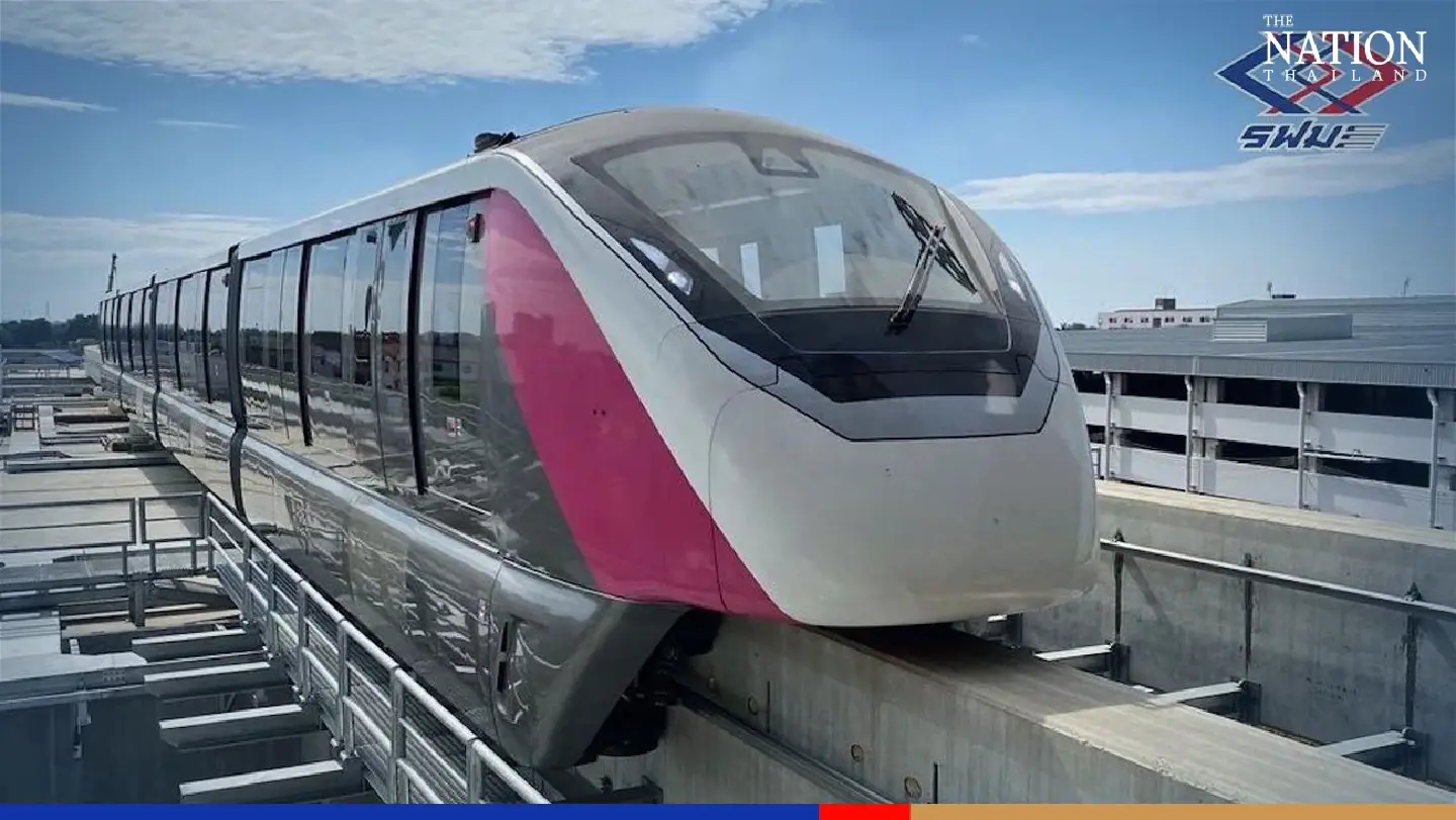 Pink Line electric monorail ready, to be opened to the pubic this year Pink Line electric monorail ready, to be opened to the pubic this year