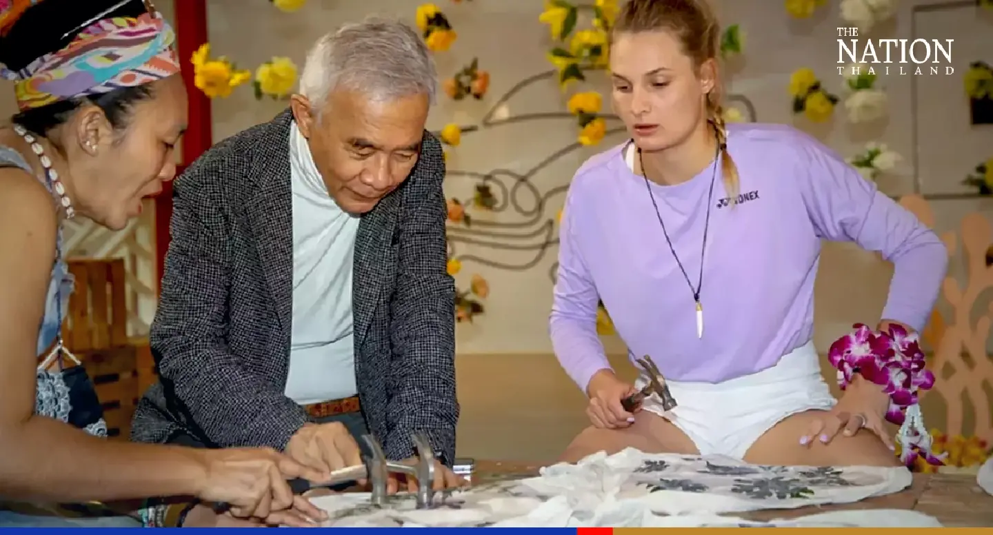 Tennis stars explore Thai culture ahead of tournament Tennis stars explore Thai culture ahead of tournament