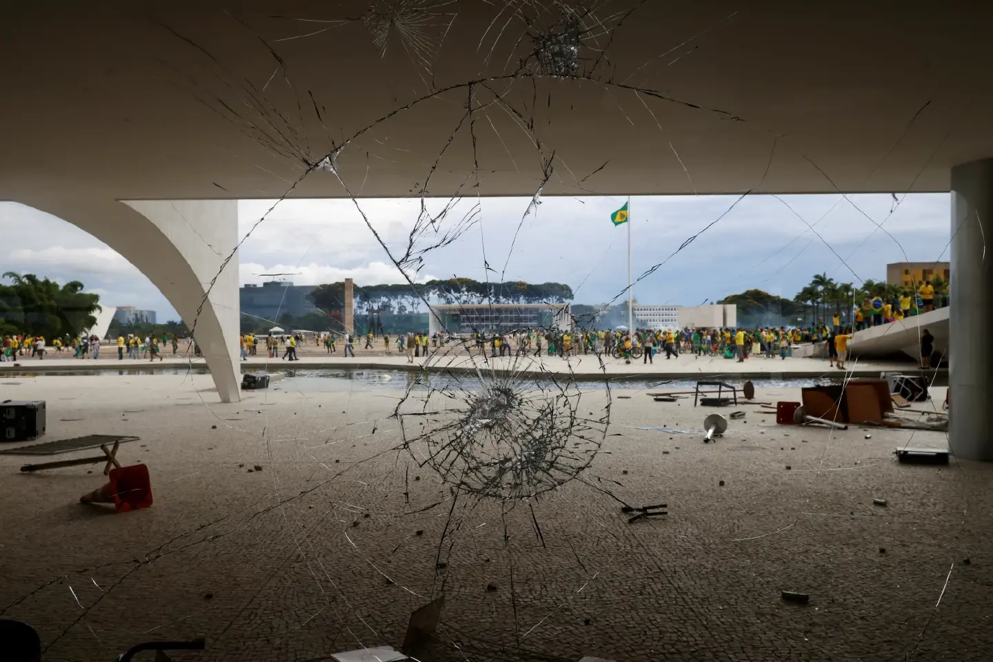 Ex-Brazil president rejects accusations after his supporters invade capital