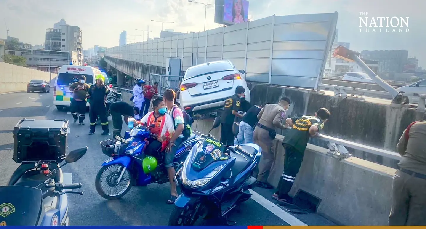 Driver claims he dozed off seconds before freak accident