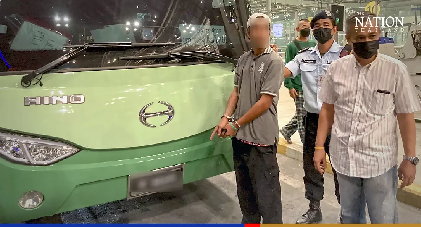 ‘Chauffeur for diplomats’ arrested at airport for stealing military bus