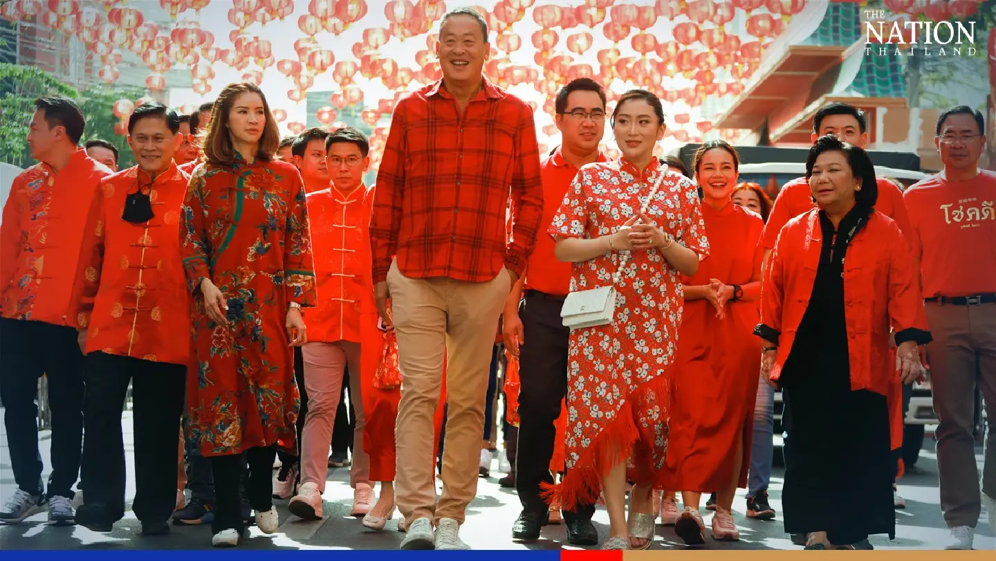 Pheu Thai launches campaign in Bangkok's Chinatown ahead of CNY