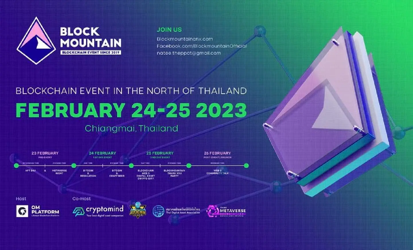 North’s top digital asset expo returns with Block Mountain CNX on Feb 23-26