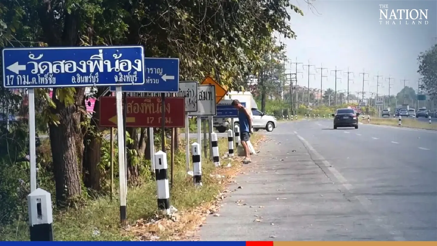 Belgian man collects trash to support boyfriend’s family in Singburi