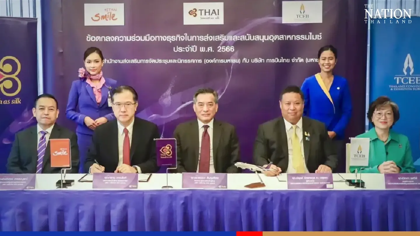 TCEB and THAI Form Marketing Collaboration Attracting MICE Travellers from Asia & Europe