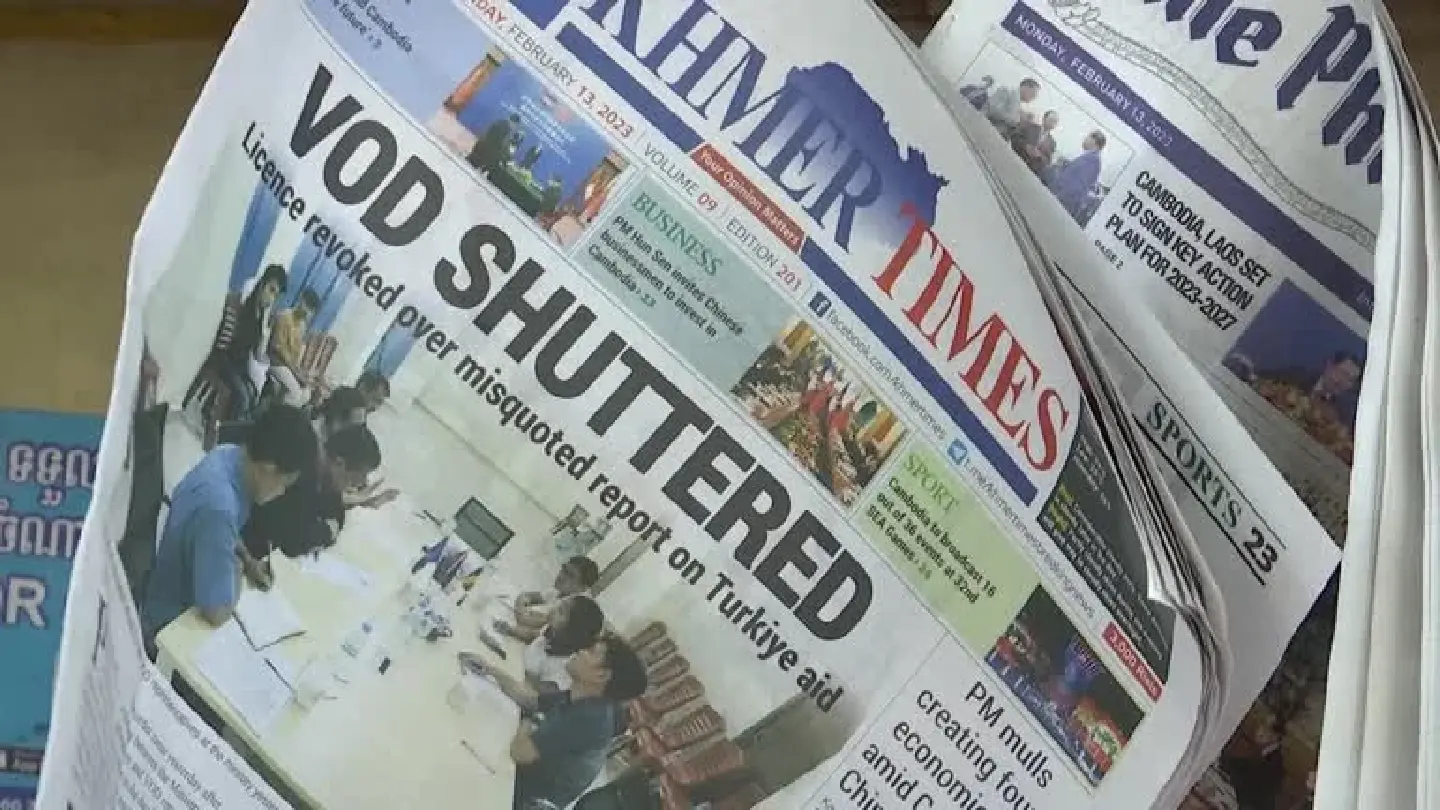 Cambodia's Hun Sen orders shutdown of independent local news outlet Cambodia's Hun Sen orders shutdown of independent local news outlet