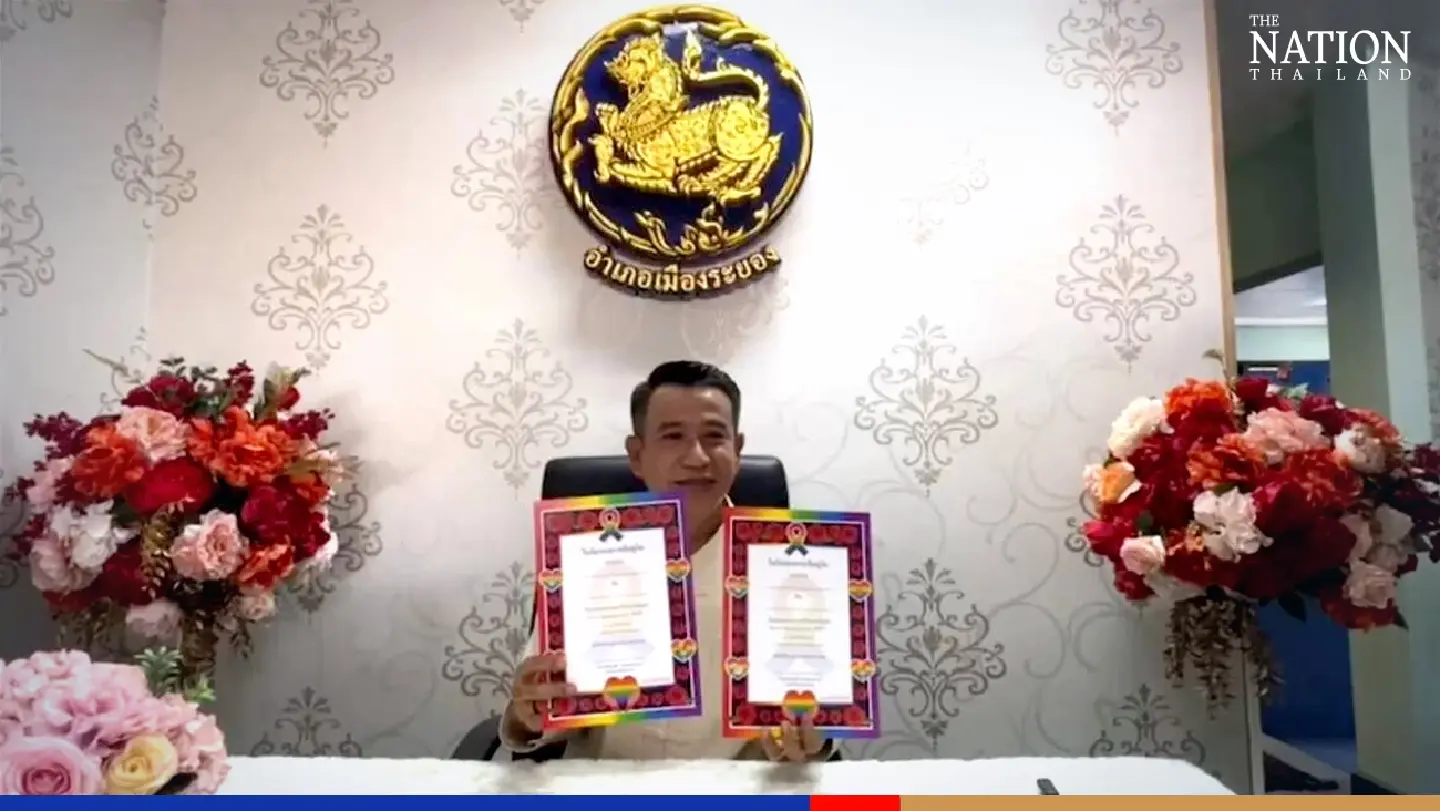 LGBT couples can marry in Rayong, honeymoon on Samet, this Valentine’s LGBT couples can marry in Rayong, honeymoon on Samet, this Valentine’s
