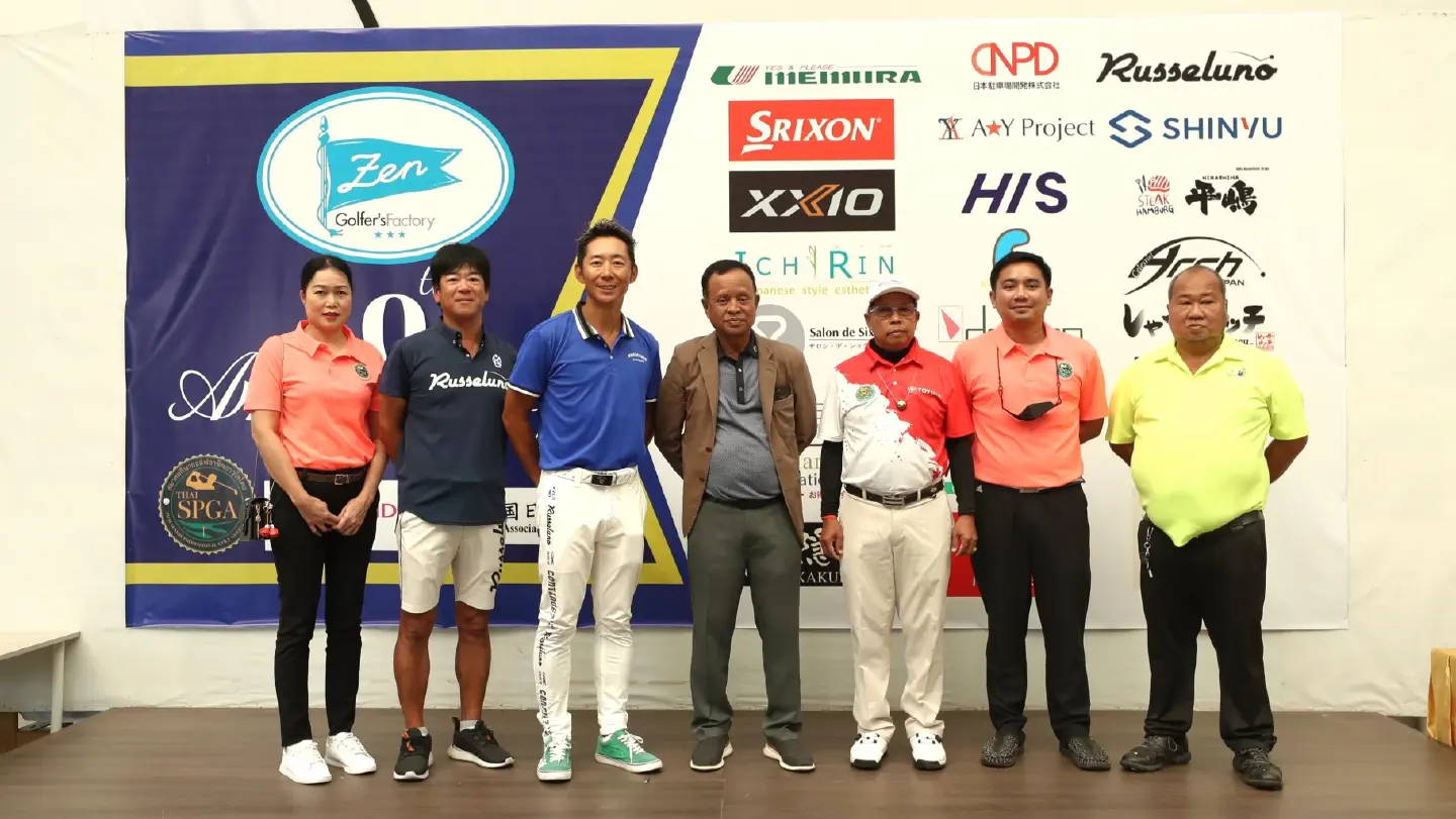 Thai Senior Professional Golf Association join hands with Zen Golfer's Factory on allowing Japanese senior golfers to participate in Bangkok golf programme