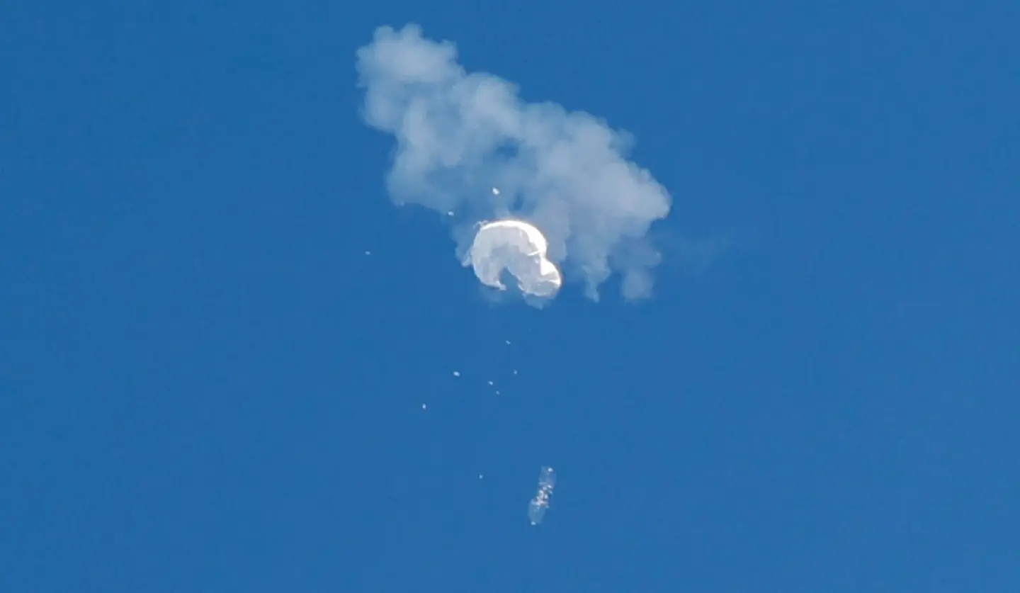 US shoots down Chinese spy balloon