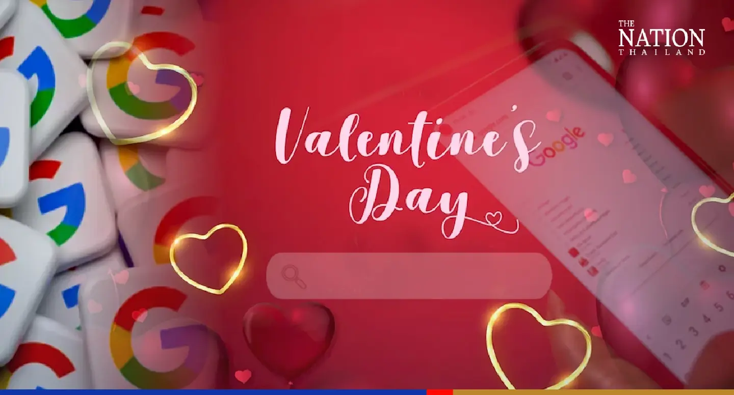 ‘Red rose’ won the most hits on Google Thailand for Valentine’s last year
