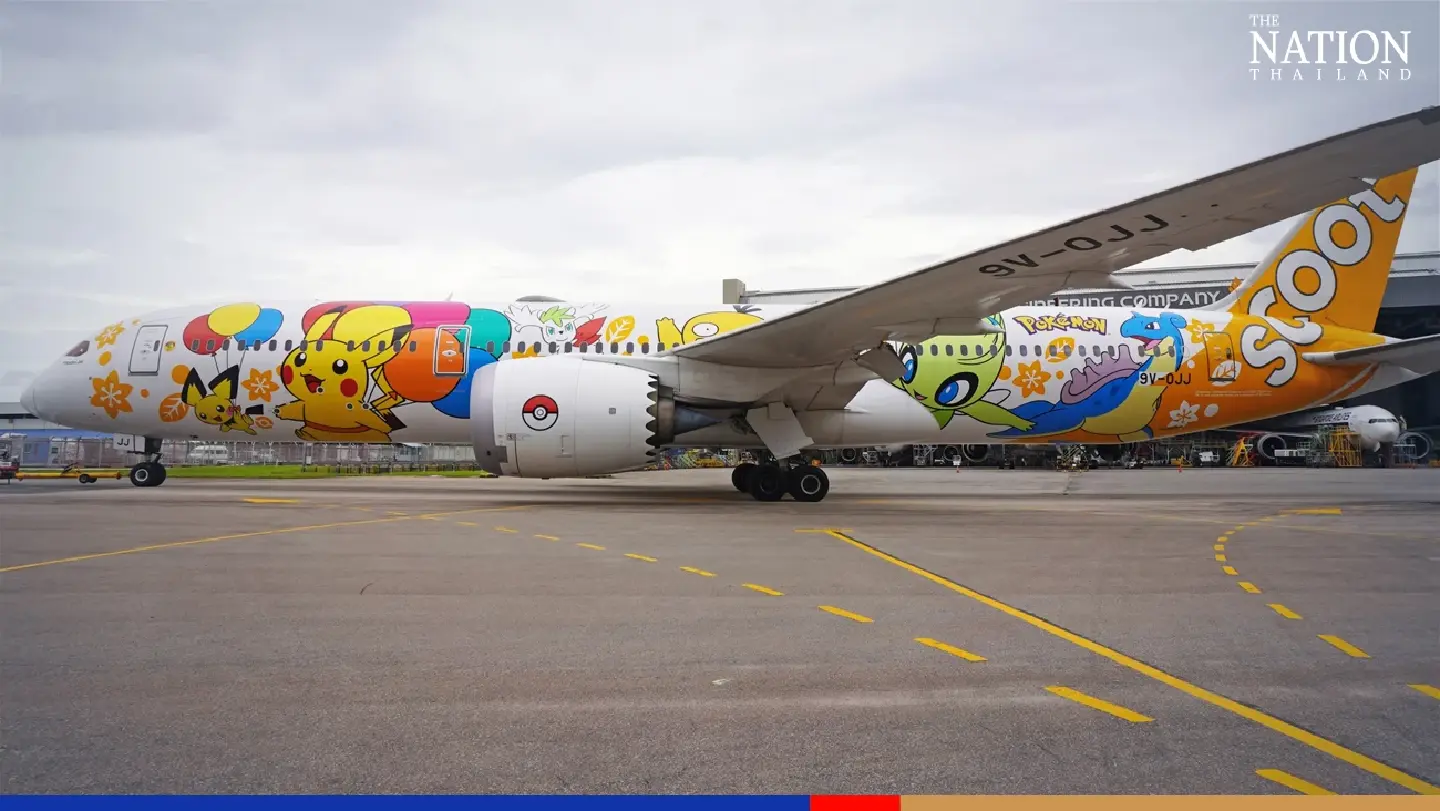 Scoot gives Bangkok flyers the Pokemon experience in unique Pikachu Jet