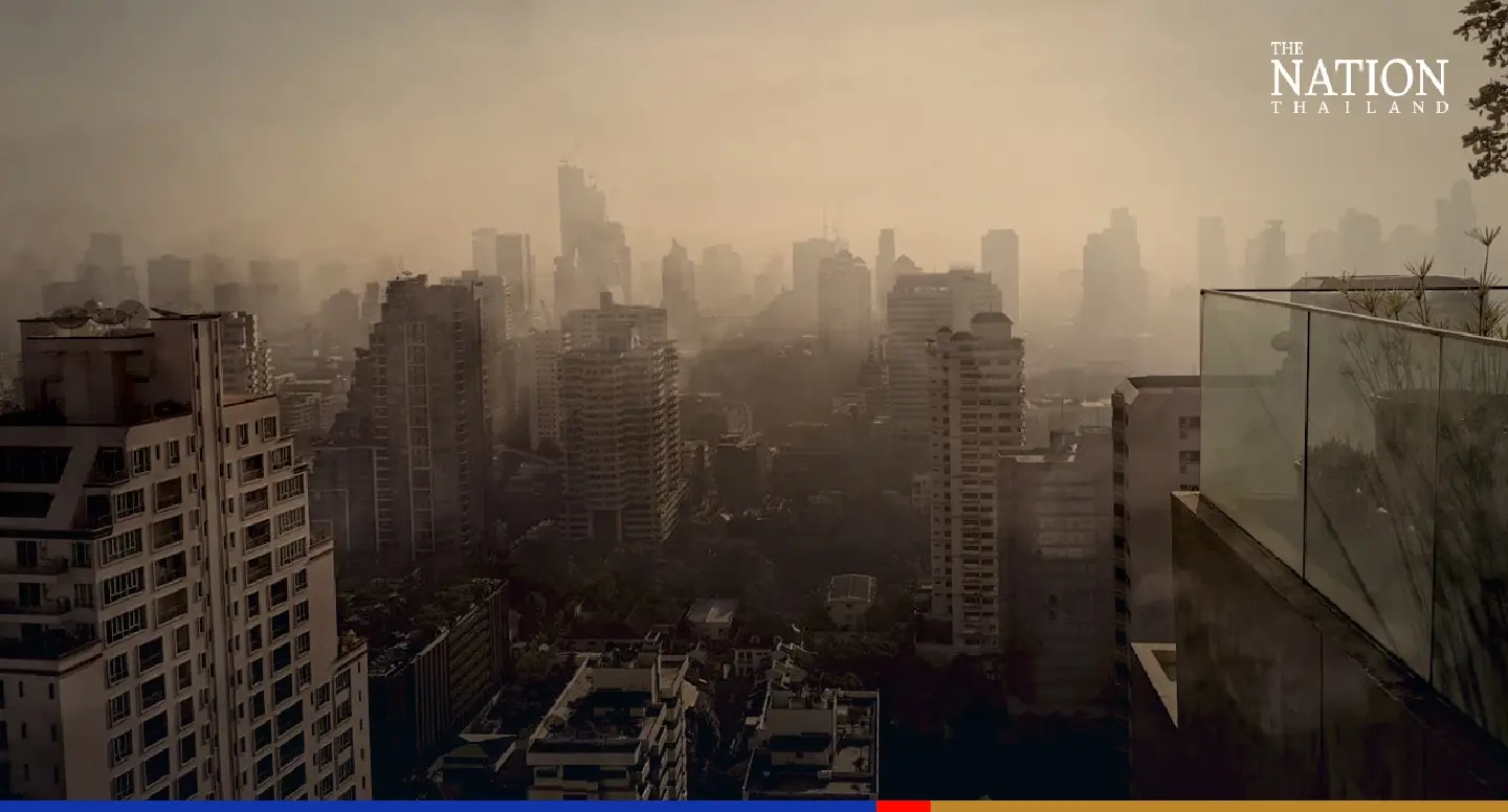 Bangkok's air quality reading crosses safe levels again today Bangkok's air quality reading crosses safe levels again today