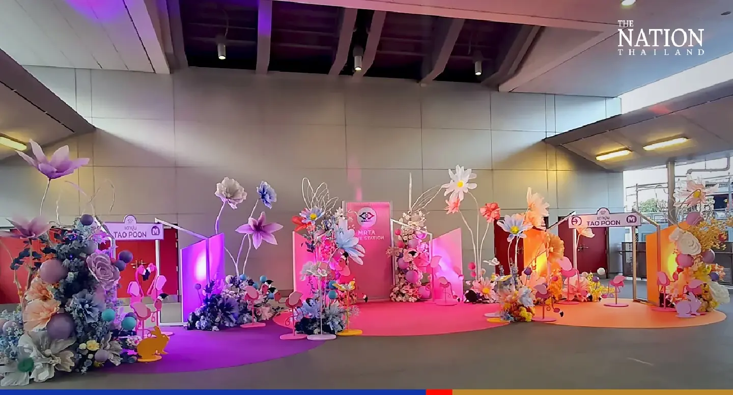 Bangkok's Tao Poon station a ‘Secret Garden’ of love for Valentine's