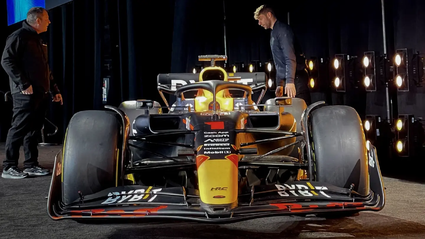F1 champions Red Bull unveil 2023 car, announce partnership with Ford at NYC launch event