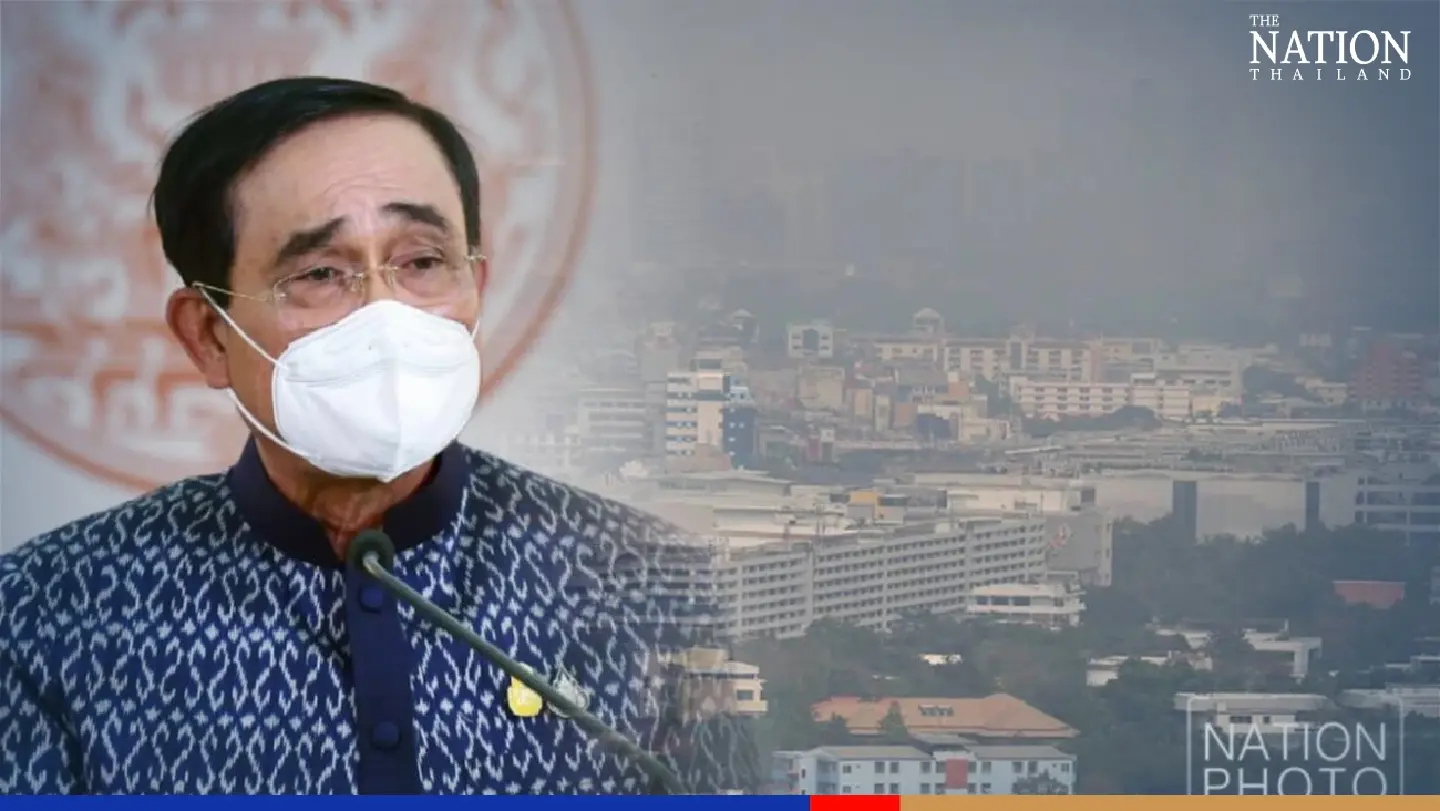 Prayut wants people to work from home as PM2.5 hits danger level across Thailand