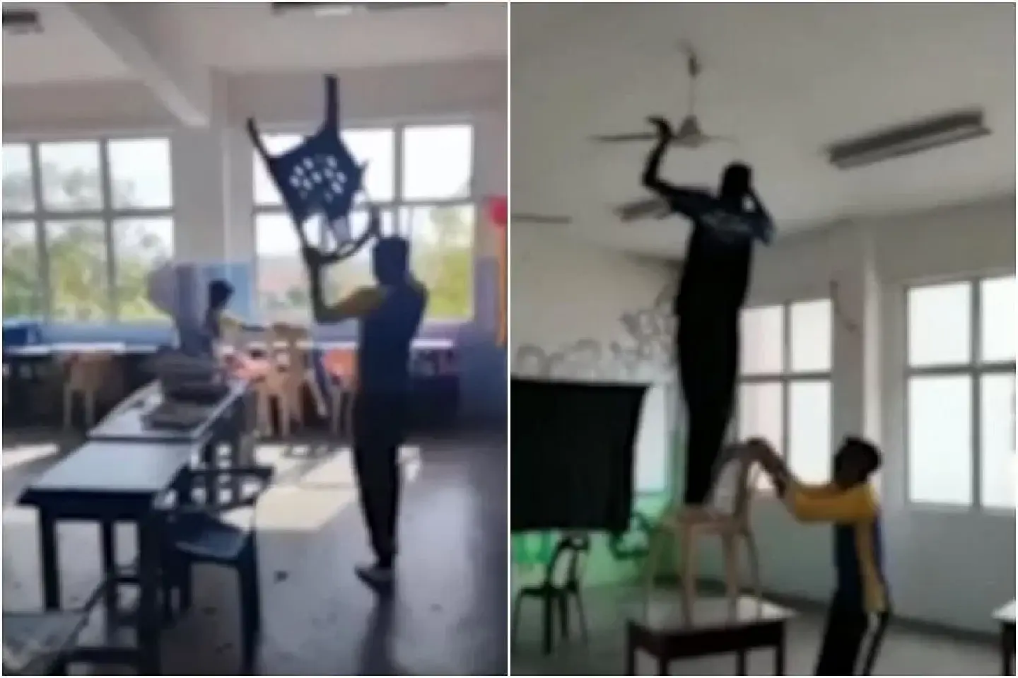 Broken doors, bent fans: Student vandals in Penang school run amok as term ends Broken doors, bent fans: Student vandals in Penang school run amok as term ends