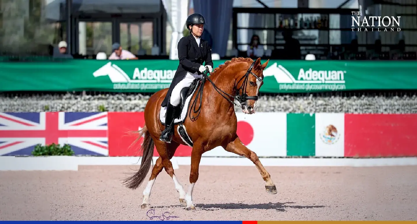 Patty becomes first Thai rider to win international dressage competition Patty becomes first Thai rider to win international dressage competition
