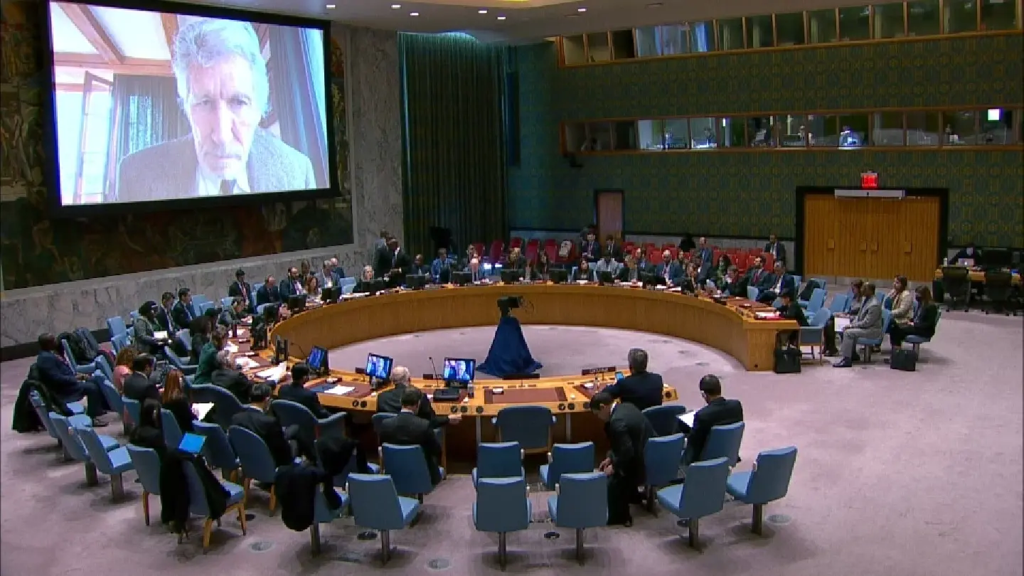Invited by Russia, Roger Waters tells UN: Ukraine invasion illegal