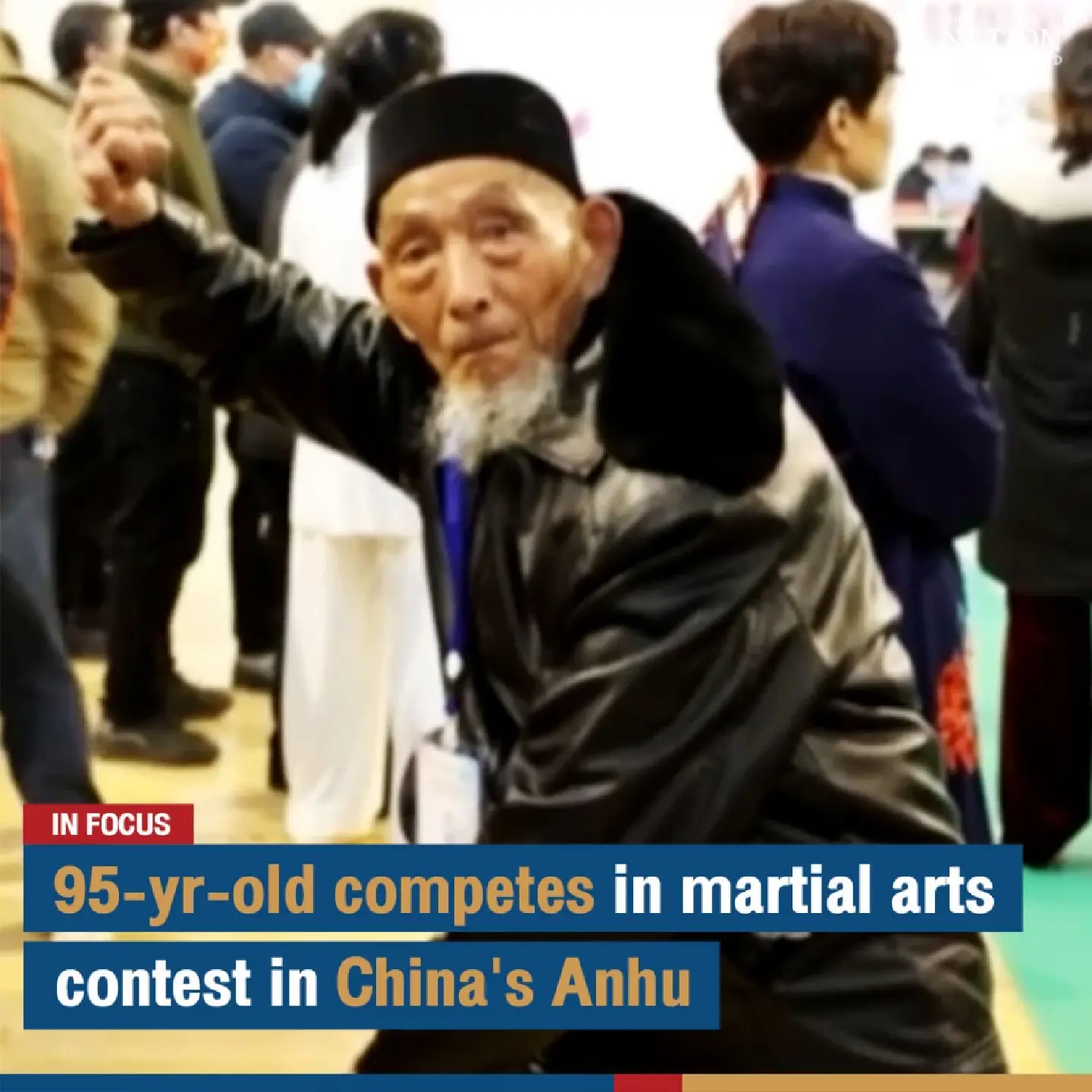 95-yr-old competes in martial arts contest in China's Anhui | The Nation
