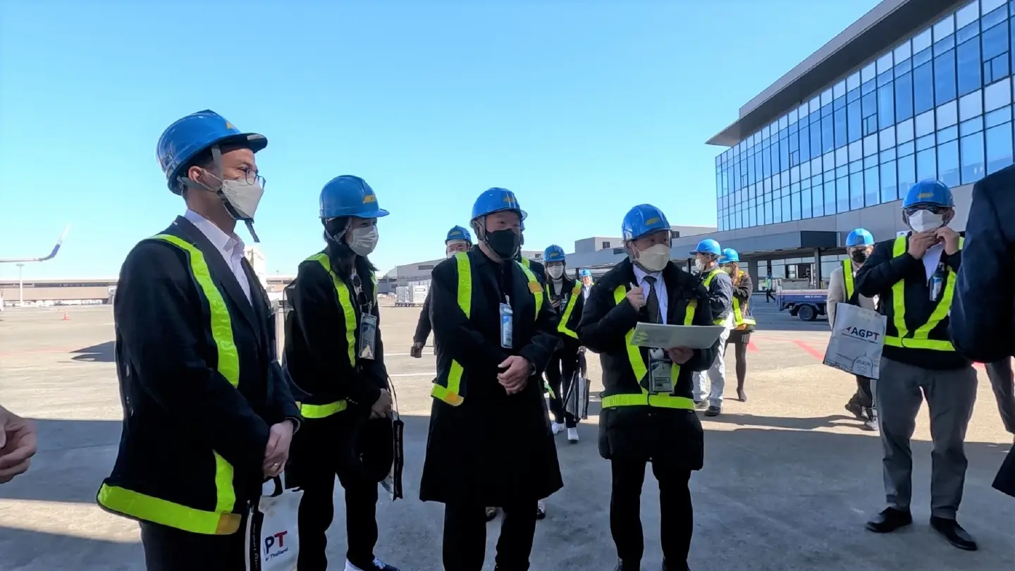 U-Tapao International Aviation’s executives visit two Japanese airports to explore development guidelines