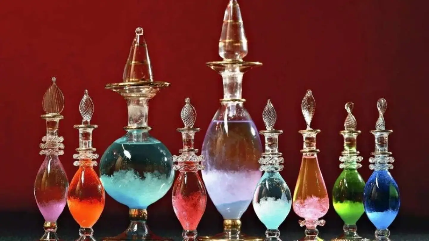 Mysterious tools from the past, storm glasses enhance home decor