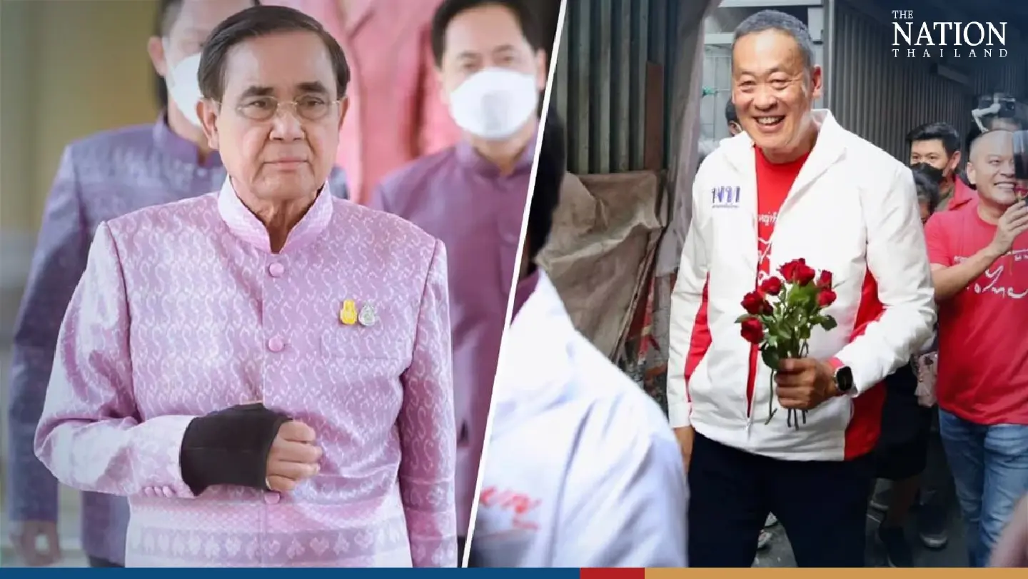 Prayut admits rival Srettha may have stronger economic management credentials Prayut admits rival Srettha may have stronger economic management credentials