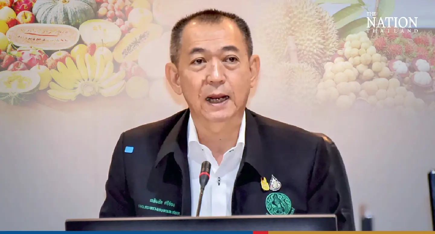 Fruit from Prachin Buri is free of radioactive contamination, says agriculture minister