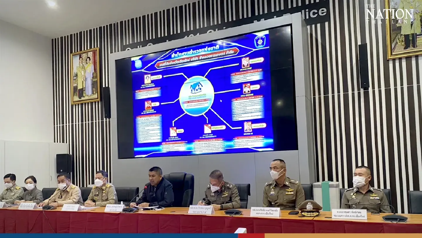 Property crackdown: Chinese national, ‘Thai nominees’ arrested in Chiang Mai