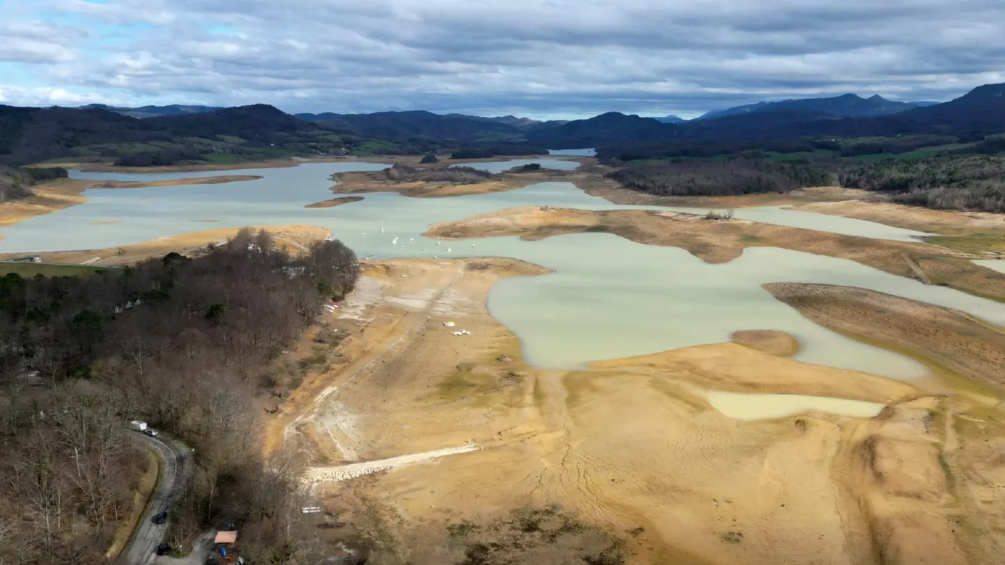 Farming and tourism under threat as winter drought dries up France's Lake Montbel Farming and tourism under threat as winter drought dries up France's Lake Montbel