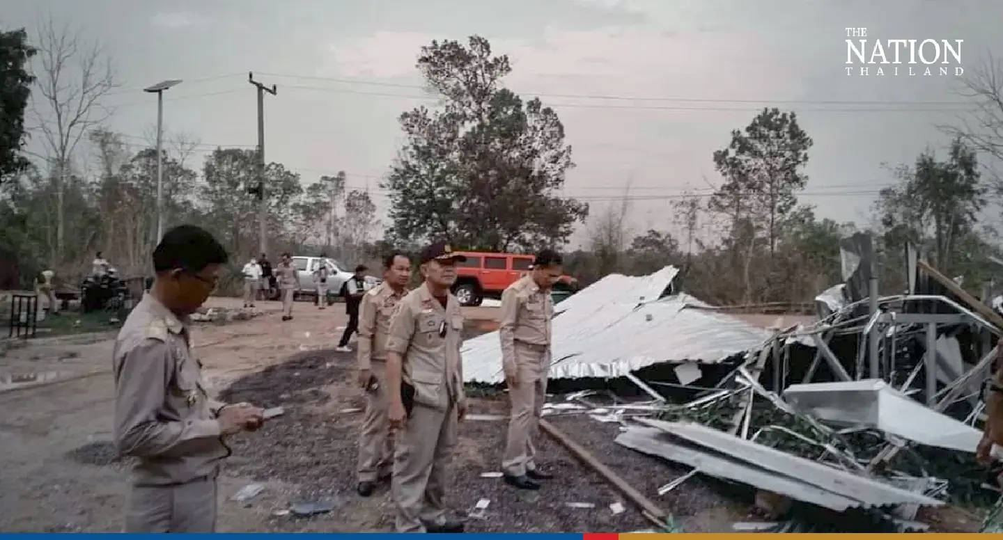100-plus homes damaged by tropical storms in Isaan region 100-plus homes damaged by tropical storms in Isaan region
