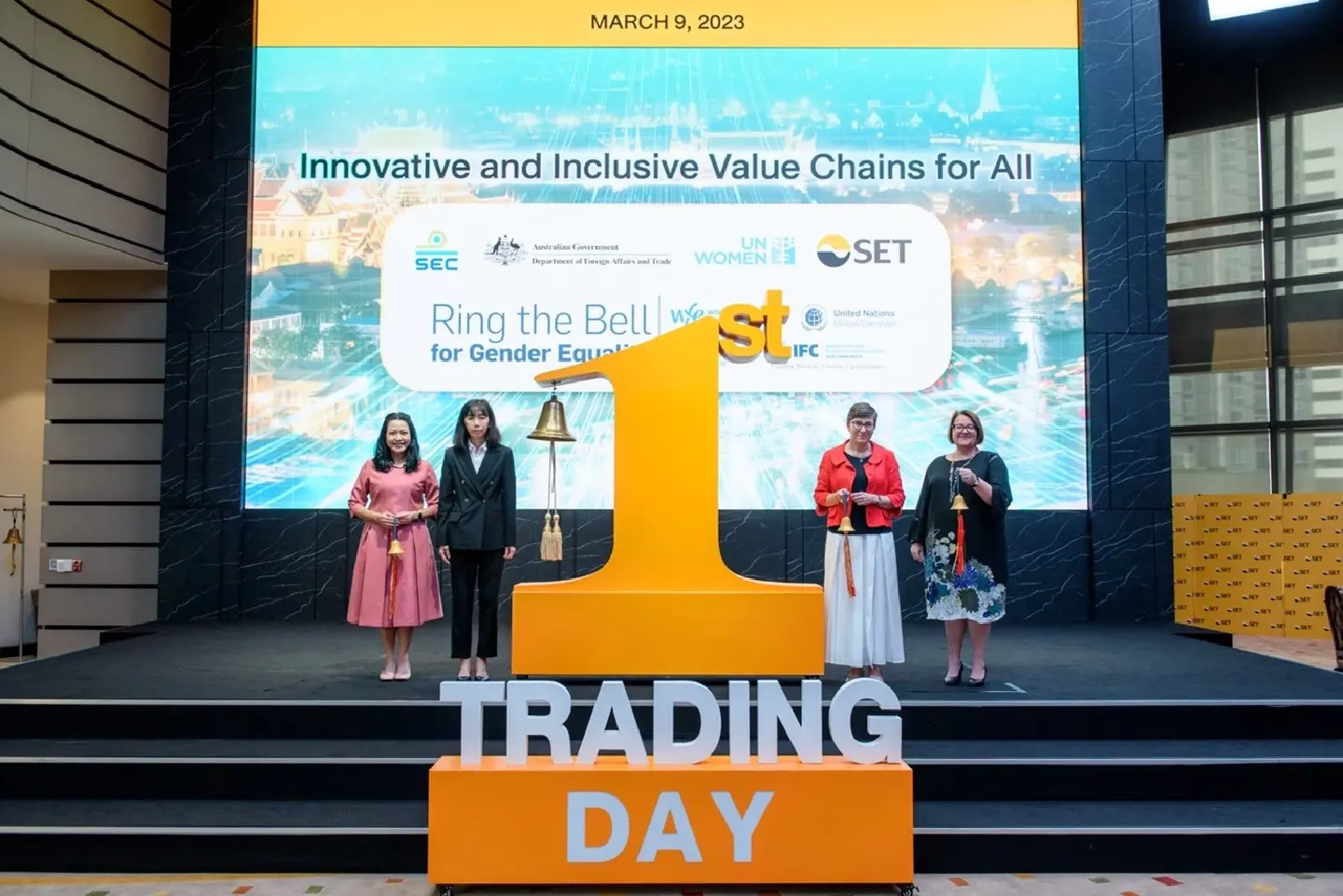 Thailand "rings the bell" to call for more diverse and inclusive value chains