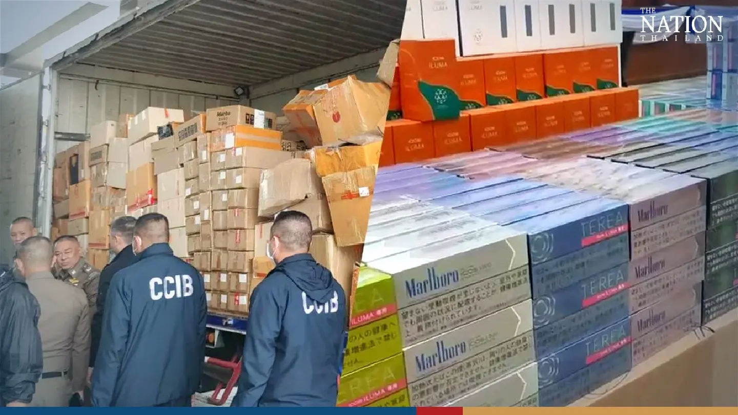 Police seize over 80 million baht worth of e-cigarettes Police seize over 80 million baht worth of e-cigarettes