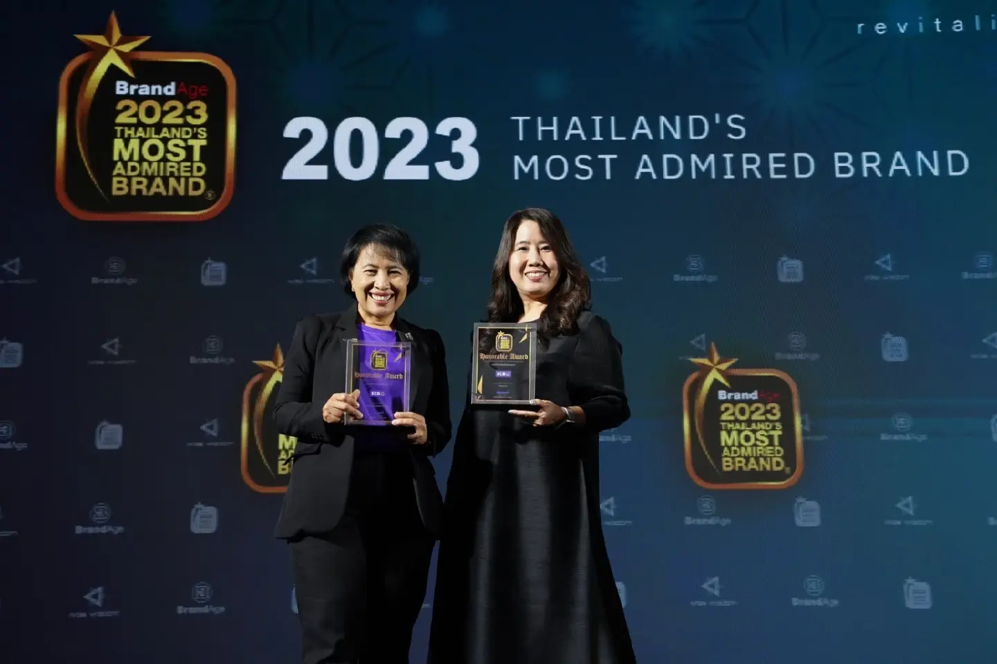 SCB voted “Most Admired Bank” and “Most Admired Bank for SMEs" in the 2023 Thailand’s Most Admired Brand survey for four consecutive years